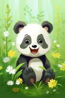 Panda in the wild photo