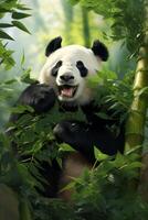 Panda in the wild photo