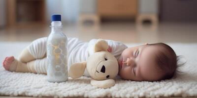 calmly sleeping child photo