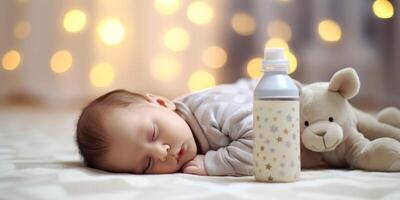 calmly sleeping child photo