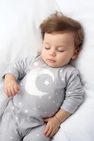 calmly sleeping child photo