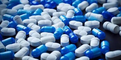 scattered pills medicines photo