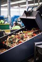 waste sorting and recycling photo