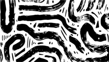 Brush paint curve background illustration. Abstract art ink and dirty shape element. Textured splash banner and creative border horizontal doodle drawing scratch vector