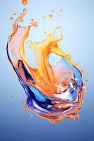 splashes of juice photo