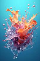 splashes of juice photo