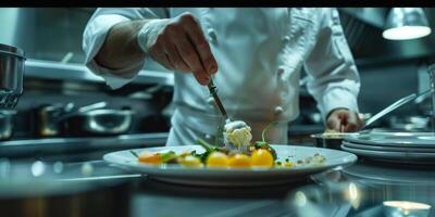 man cooking in the kitchen photo