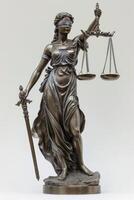 Themis is Goddess of Justice and law photo