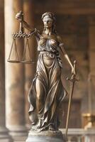 Themis is Goddess of Justice and law photo