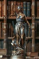 Themis is Goddess of Justice and law photo