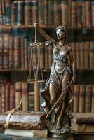 Themis is Goddess of Justice and law photo