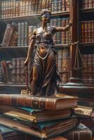 Themis is Goddess of Justice and law photo