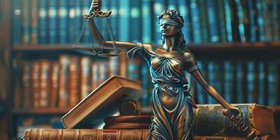 Themis is Goddess of Justice and law photo