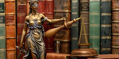 Themis is Goddess of Justice and law photo