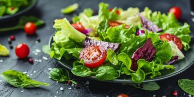 fresh vegetable salad photo