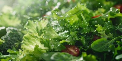 fresh vegetable salad photo