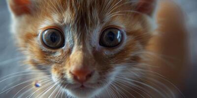 white fluffy kitten photo