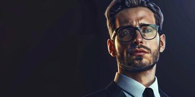 confident man businessman photo