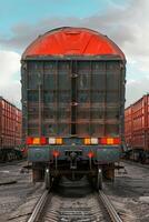 freight train cargo delivery photo