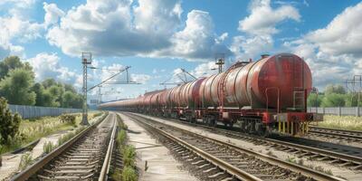 freight train cargo delivery photo