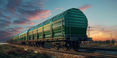 freight train cargo delivery photo