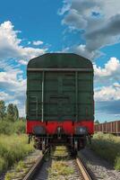 freight train cargo delivery photo