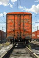 freight train cargo delivery photo