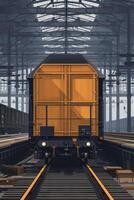 freight train cargo delivery photo