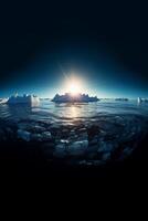 Antarctic sea iceberg photo