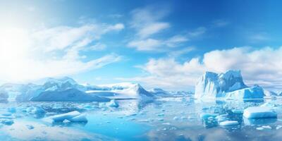 Antarctic sea iceberg photo