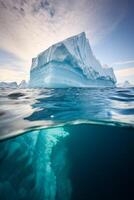 antártico mar iceberg foto