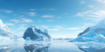 Antarctic sea iceberg photo