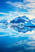 Antarctic sea iceberg photo