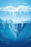 Antarctic sea iceberg photo