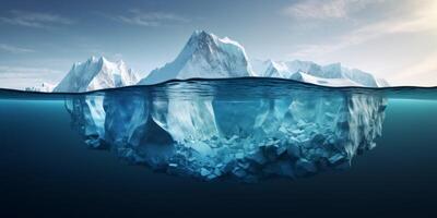 Antarctic sea iceberg photo