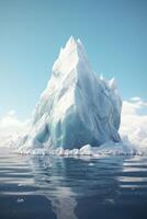 Antarctic sea iceberg photo