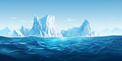 Antarctic sea iceberg photo