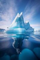 Antarctic sea iceberg photo