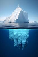 antártico mar iceberg foto