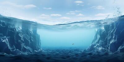 Antarctic sea iceberg photo