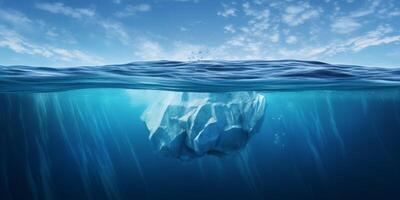 Antarctic sea iceberg photo