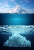 antártico mar iceberg foto