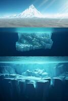 Antarctic sea iceberg photo
