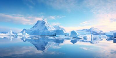 Antarctic sea iceberg photo