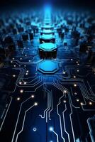 chips on motherboard photo