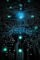 chips on motherboard photo