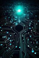 chips on motherboard photo