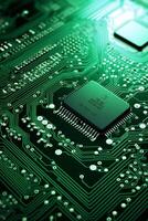 chips on motherboard photo