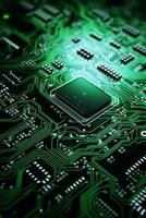 chips on motherboard photo