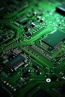 chips on motherboard photo